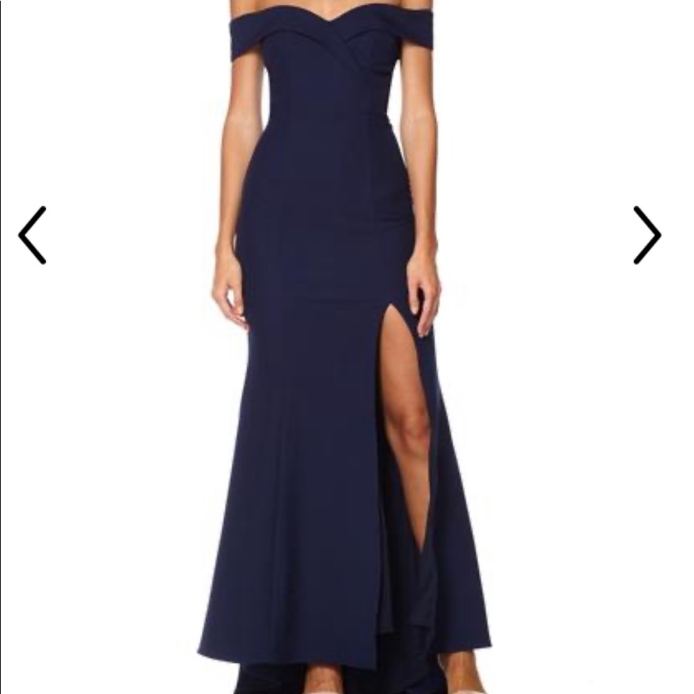 JARLO LONDON BELLA DRESS Size UK 12 Navy